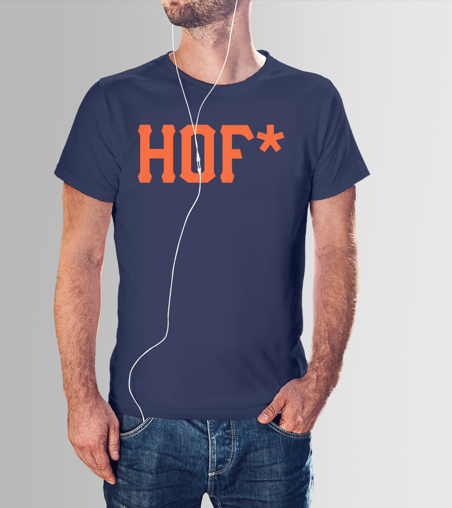 HOF* Navy Orange T-Shirt