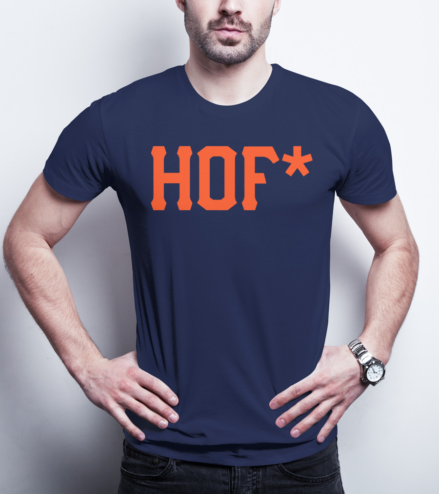 HOF* Navy Orange T-Shirt