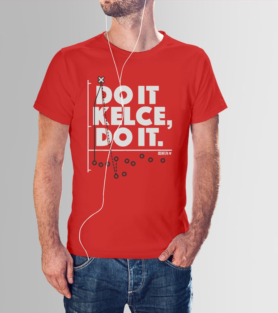 Do It Kelce Do It NFLPA Football Play T-Shirt