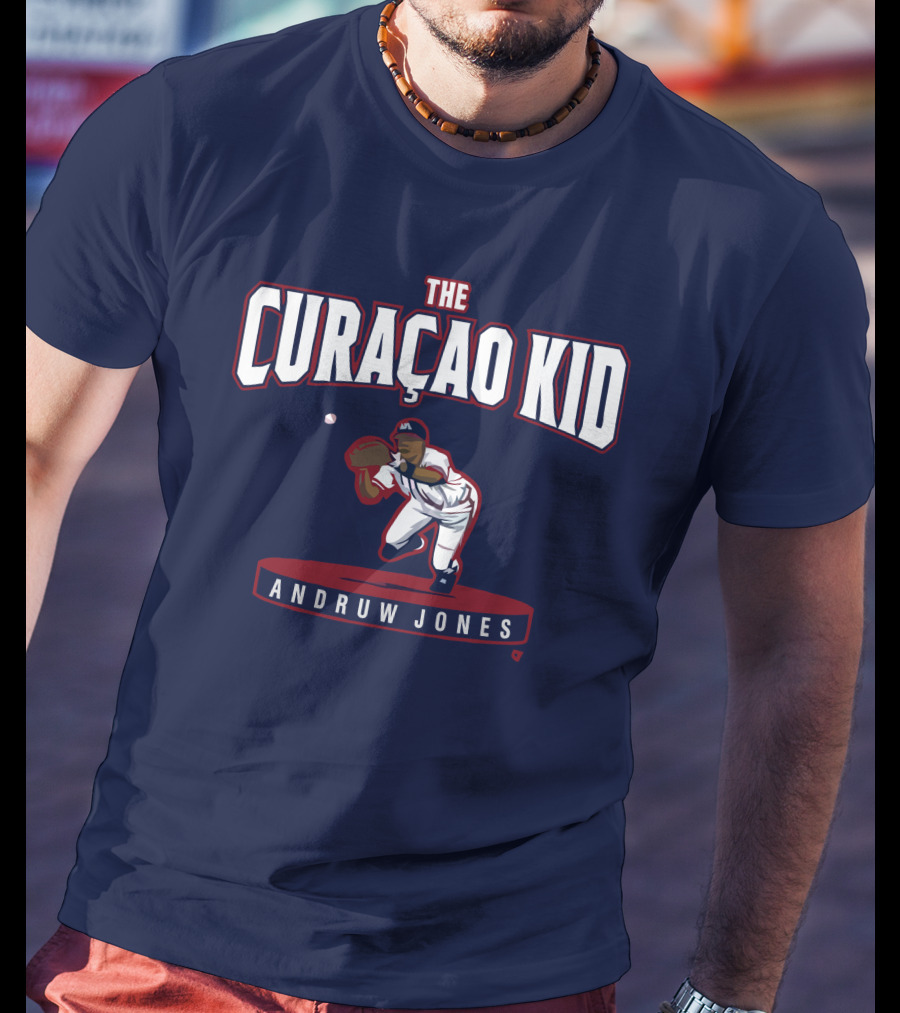 The Curaçao Kid Andruw Jones Baseball Player T-Shirt