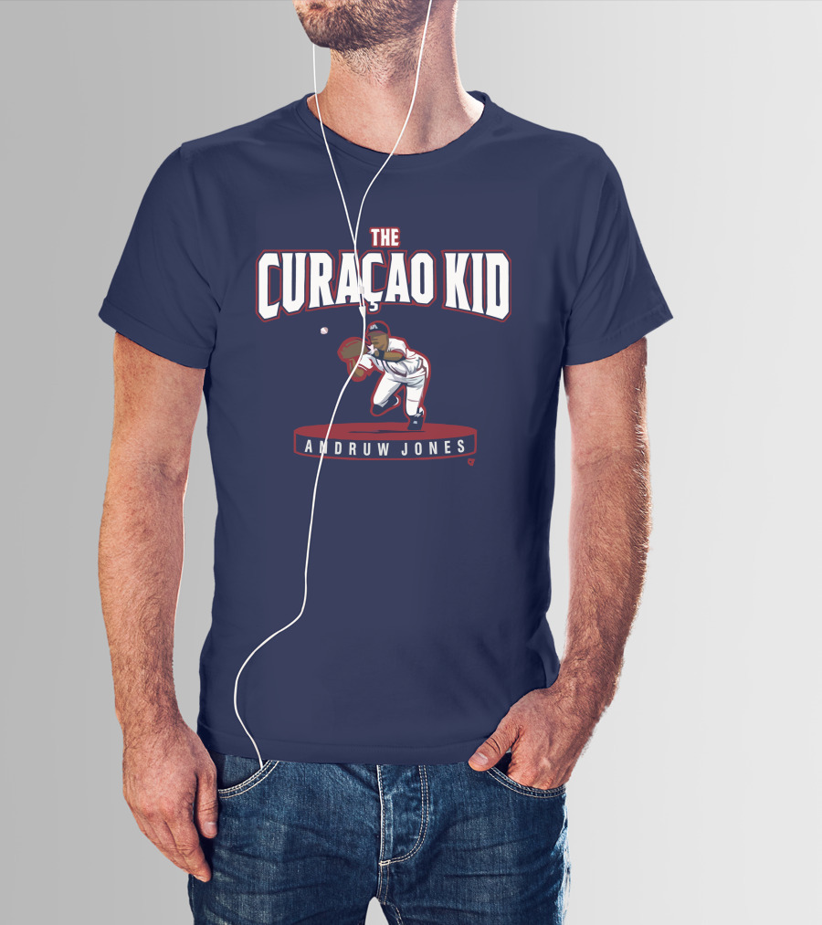The Curaçao Kid Andruw Jones Baseball Player T-Shirt