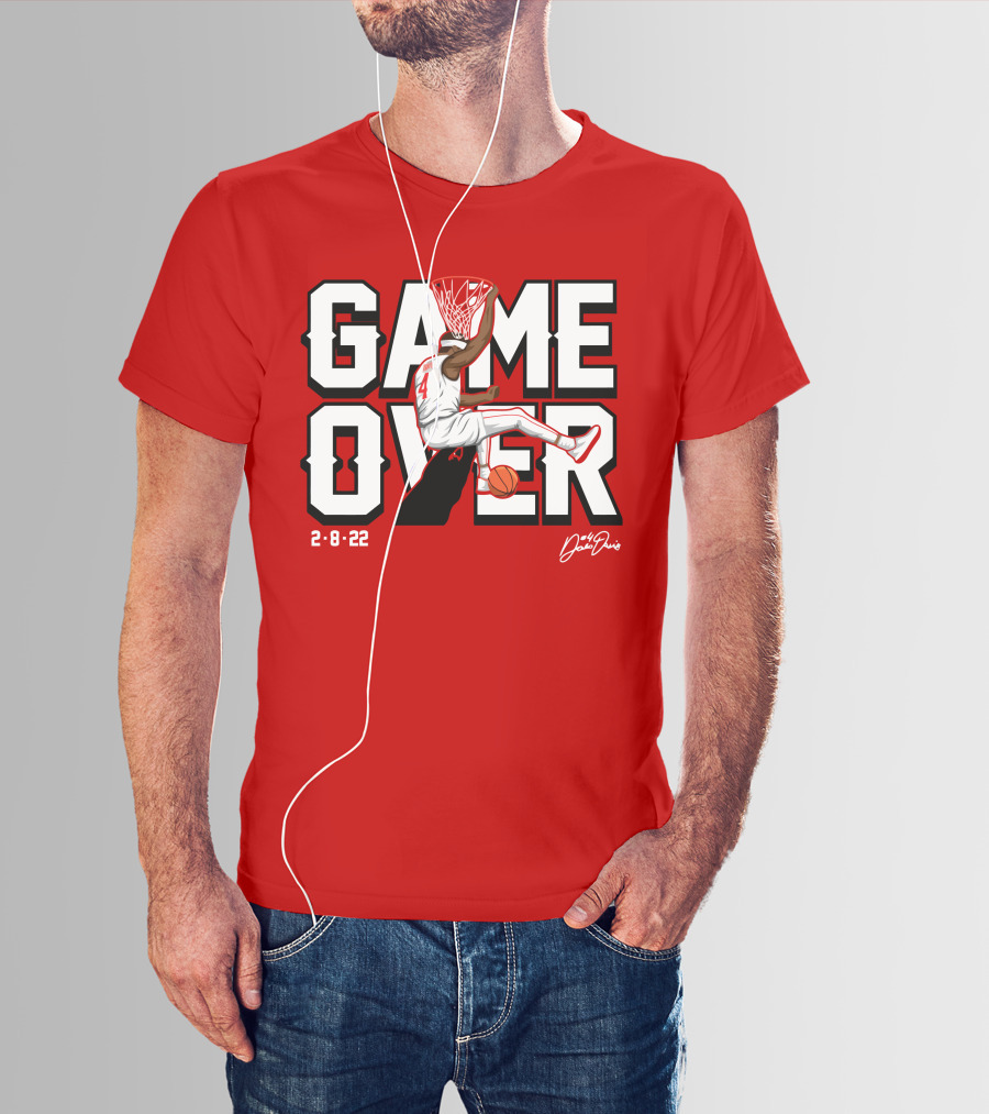 Davonte Devo Davis Game Over Dunk 2-8-22 Signature T-Shirt