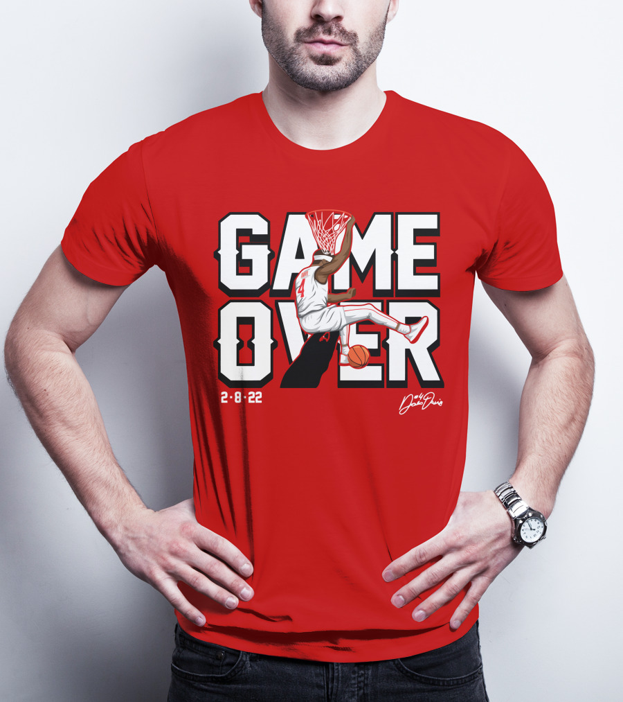 Davonte Devo Davis Game Over Dunk 2-8-22 Signature T-Shirt