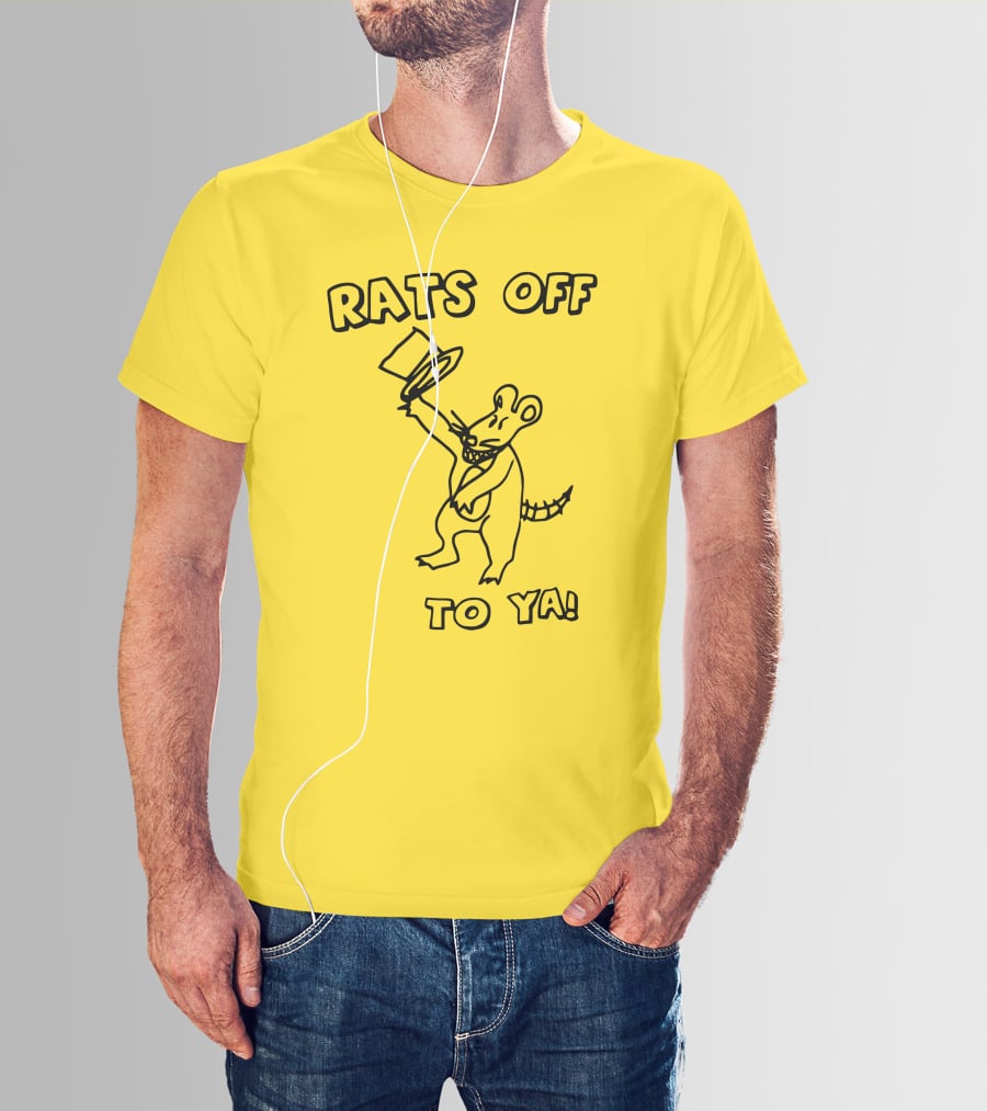 Rats Off To Ya Dancing Rat Top Hat T-Shirt