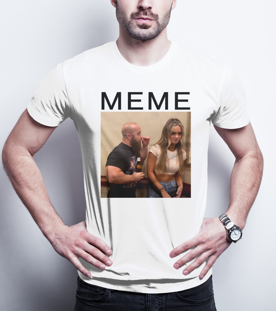 MEME John Silver Bottle Bearded Conversation T-Shirt
