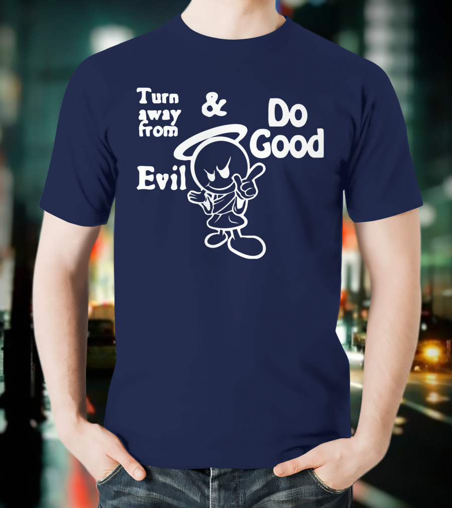 Turn Away From Evil And Do Good Halo Character T-Shirt