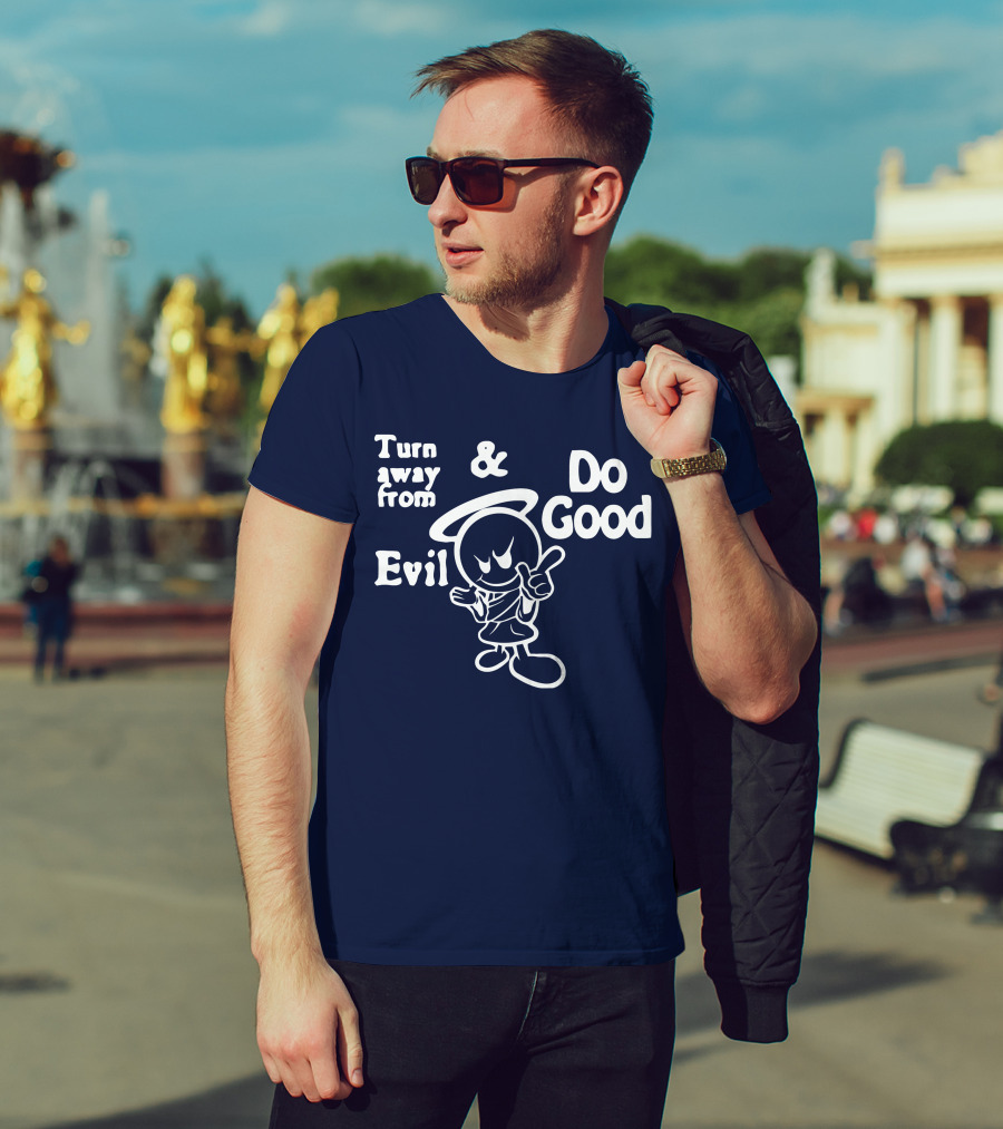 Turn Away From Evil And Do Good Halo Character T-Shirt