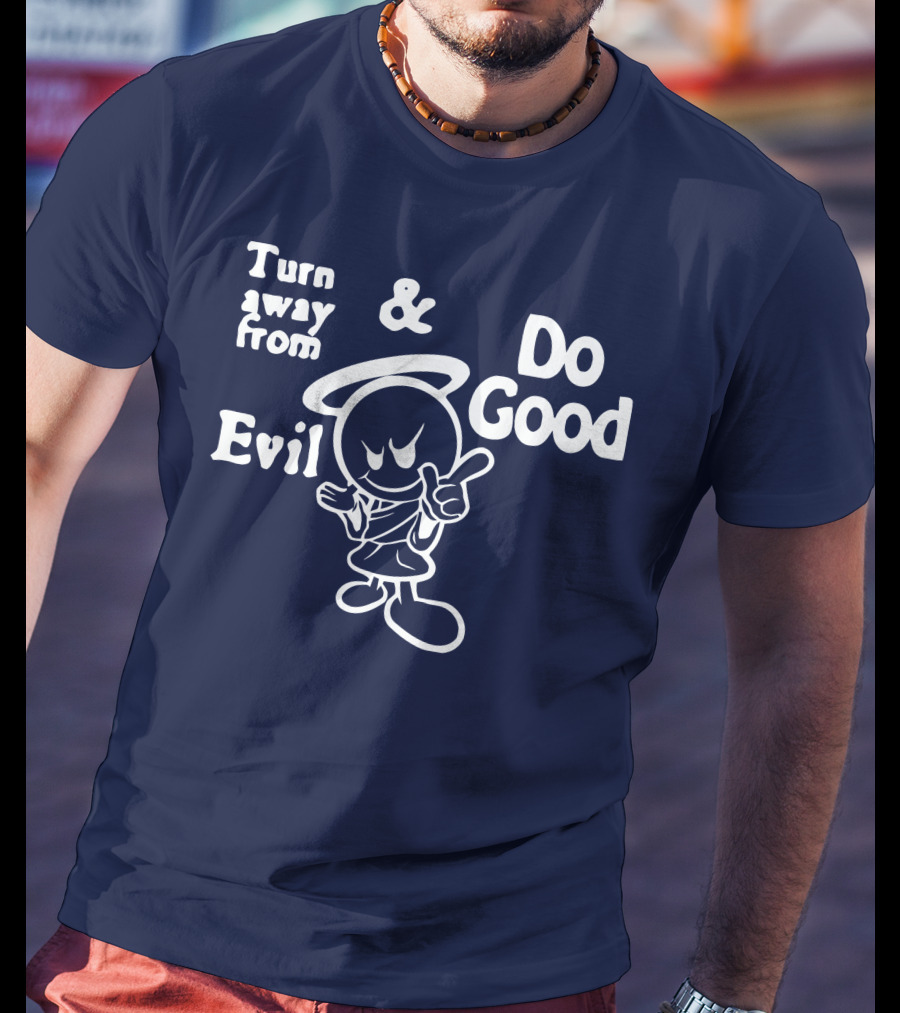Turn Away From Evil And Do Good Halo Character T-Shirt