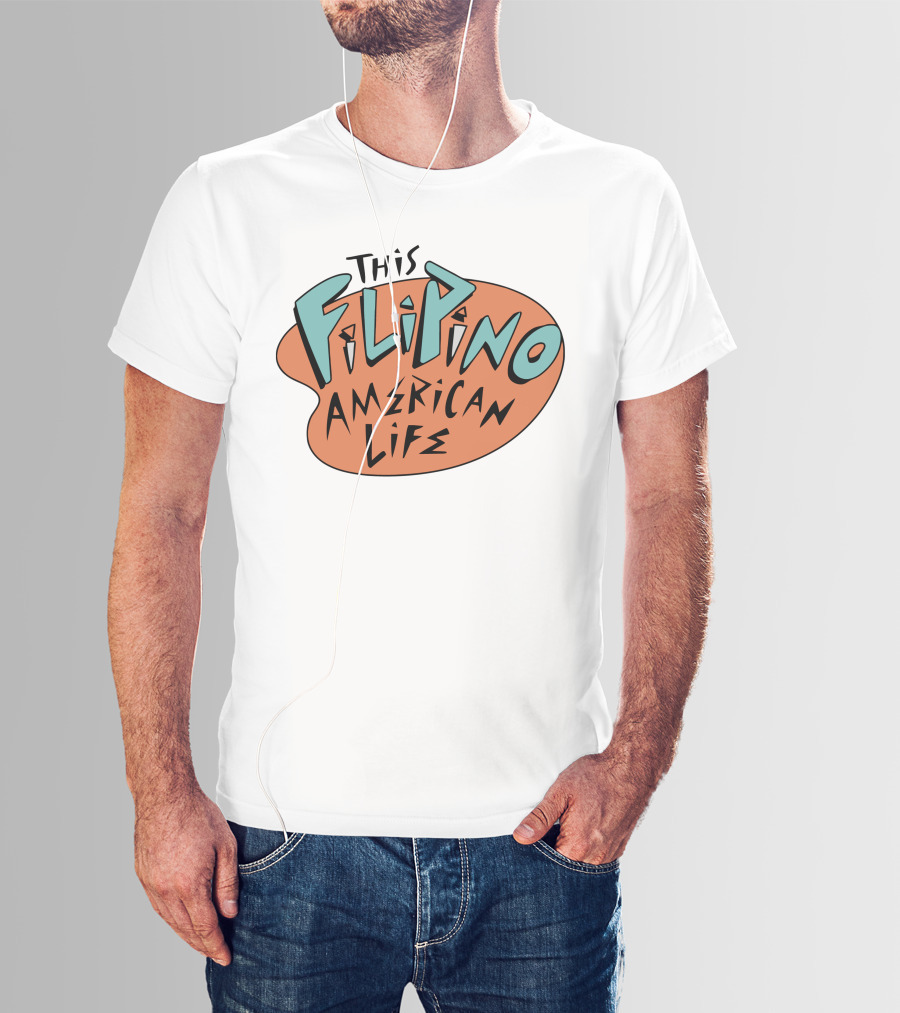 This Filipino American Life TFAL Retro Vibe Text T-Shirt