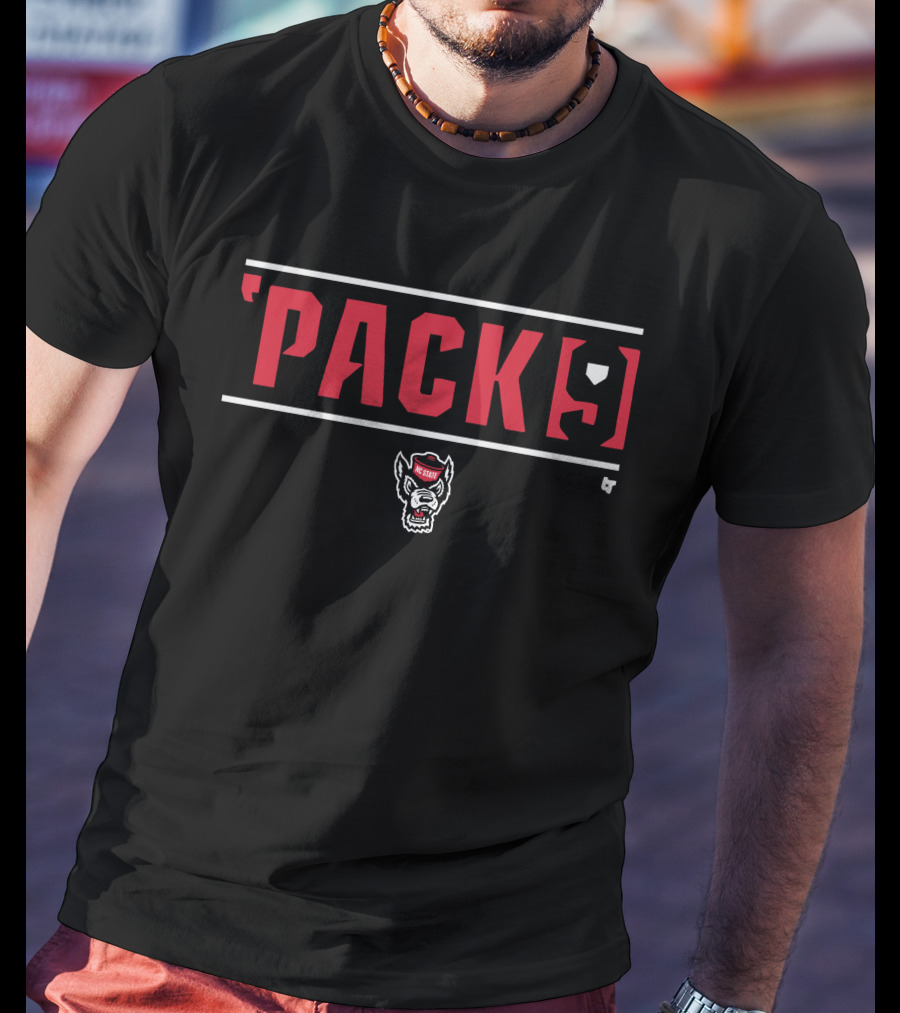 NC State Baseball Pack 9 Wolfpack T-Shirt