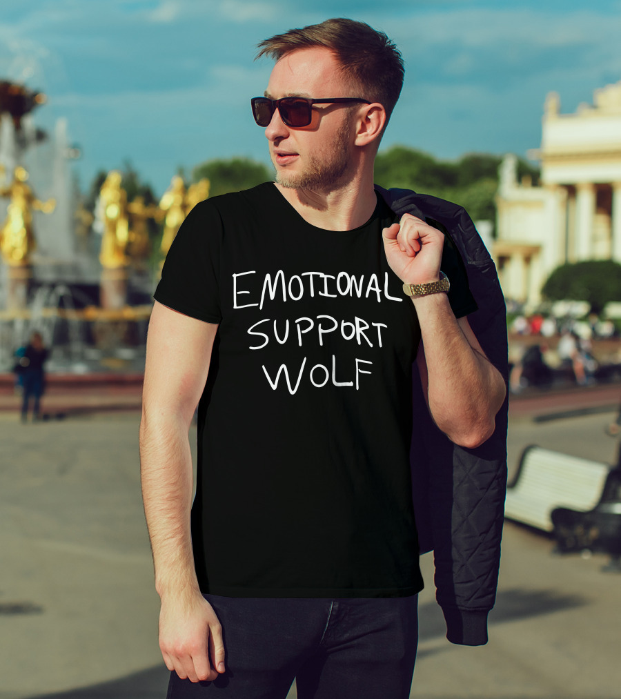 Emotional Support Wolf T-Shirt