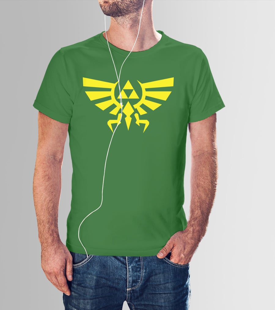 Triforce Hylian Crest And Cargo Shorts T-Shirt