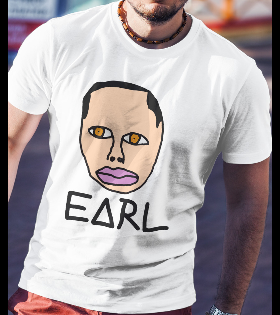 Earl Sweatshirt Odd Future Free Earl Face Drawing T-Shirt