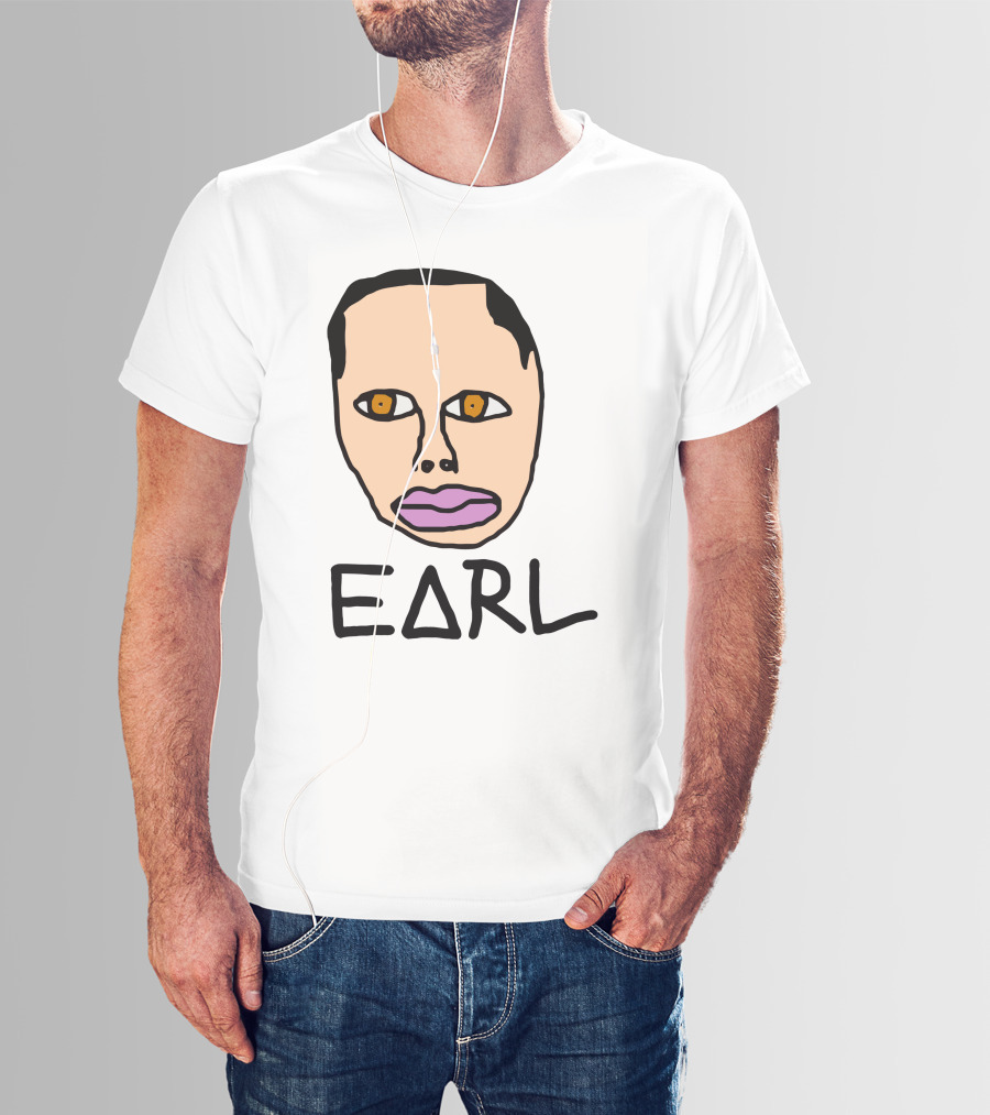 Earl Sweatshirt Odd Future Free Earl Face Drawing T-Shirt