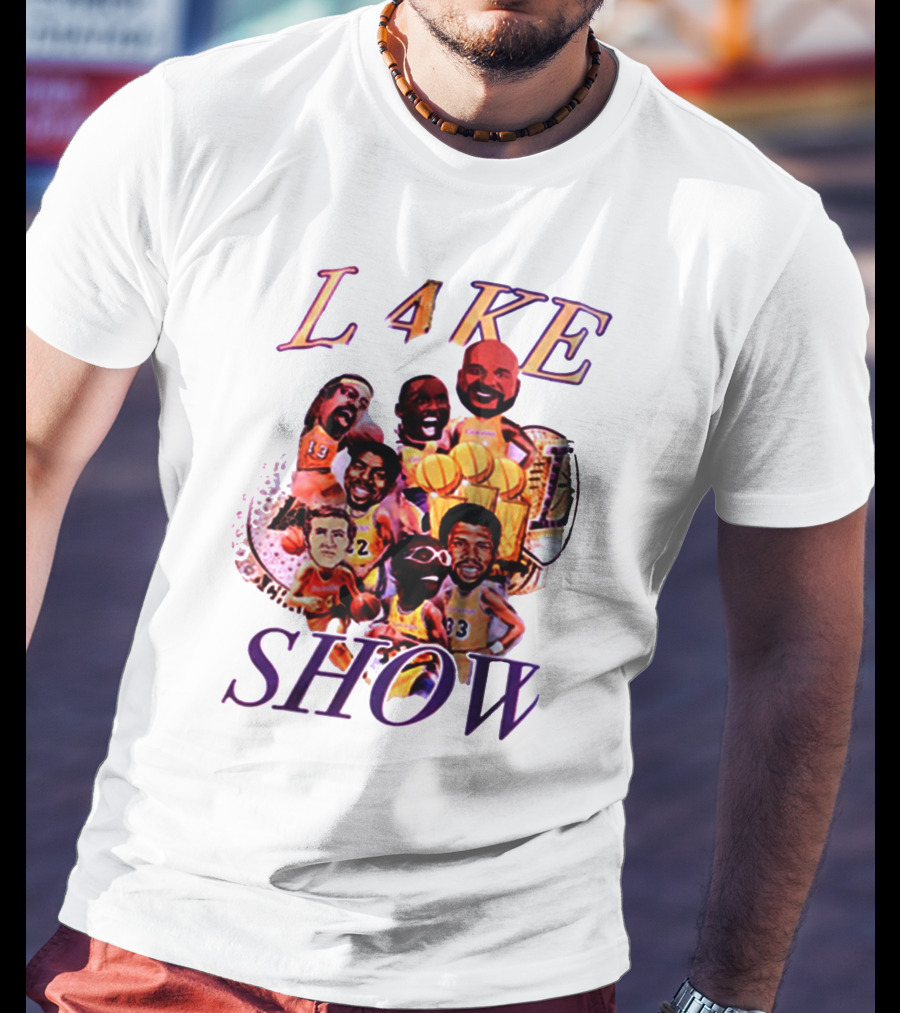 L4KE SHOW LeBron James Laker Legends T-Shirt