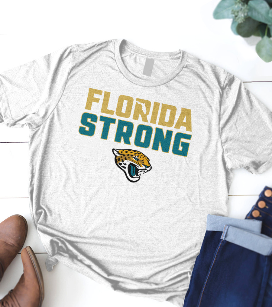 Florida Strong Jacksonville Jaguars Fan Gear T-Shirt