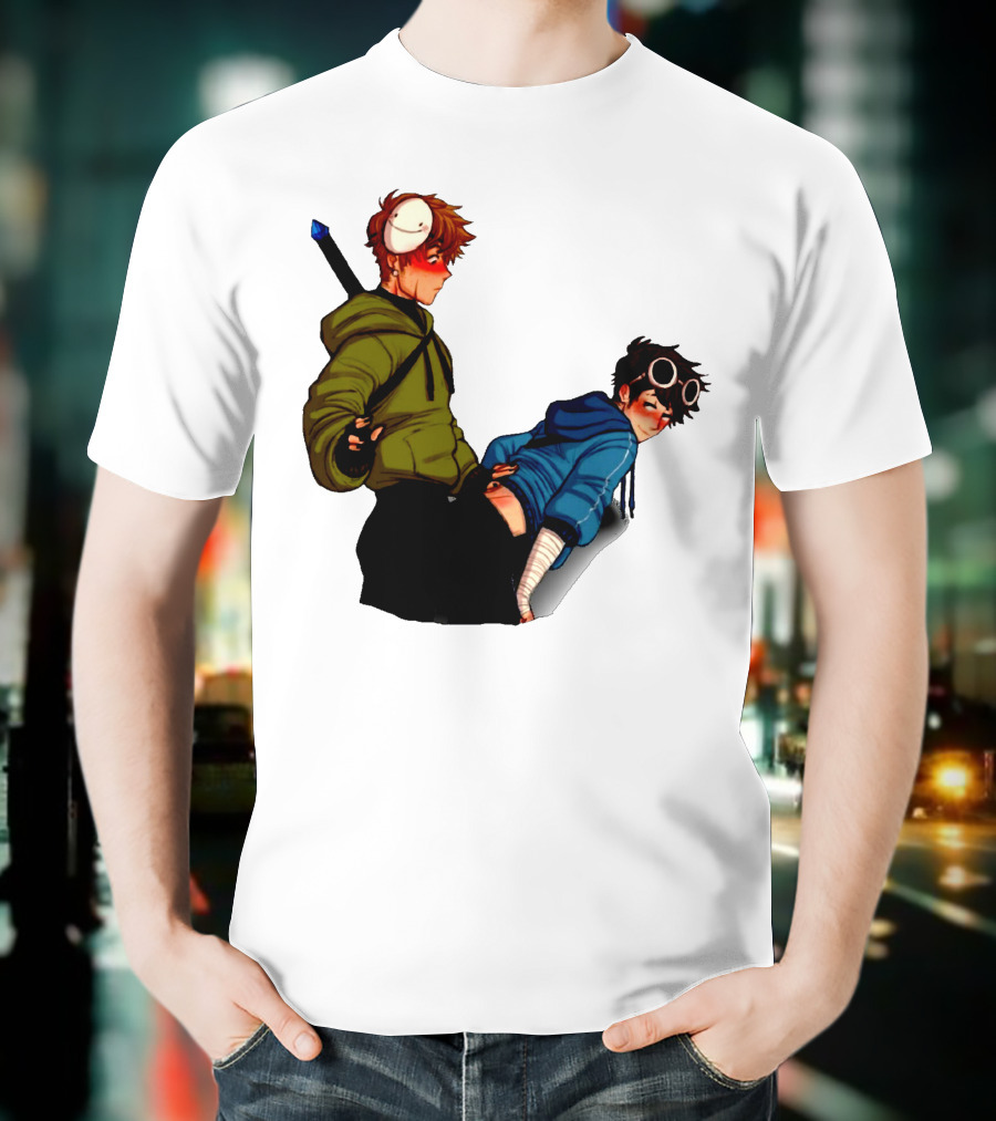 DreamNotFound Fanart Characters Fantasy Hoodie Sword Virtual Goggles T-Shirt