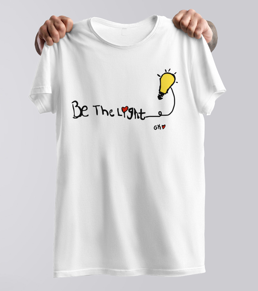 Be The Light Heart Lightbulb GH T-Shirt