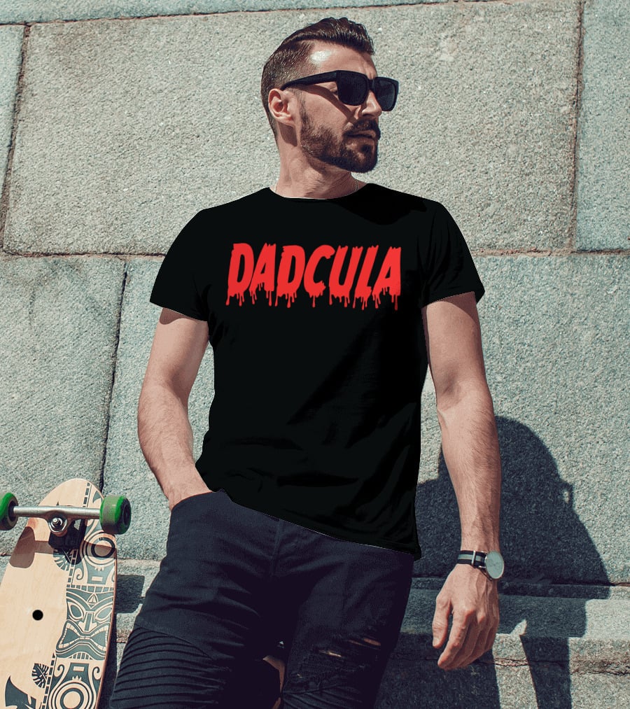 DADCULA Red Spooky Dripping Halloween T-Shirt