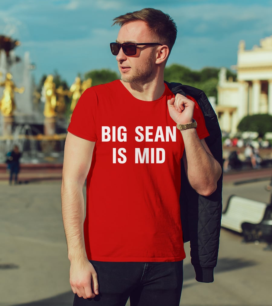 Big Sean Is Mid Statement In T-Shirt