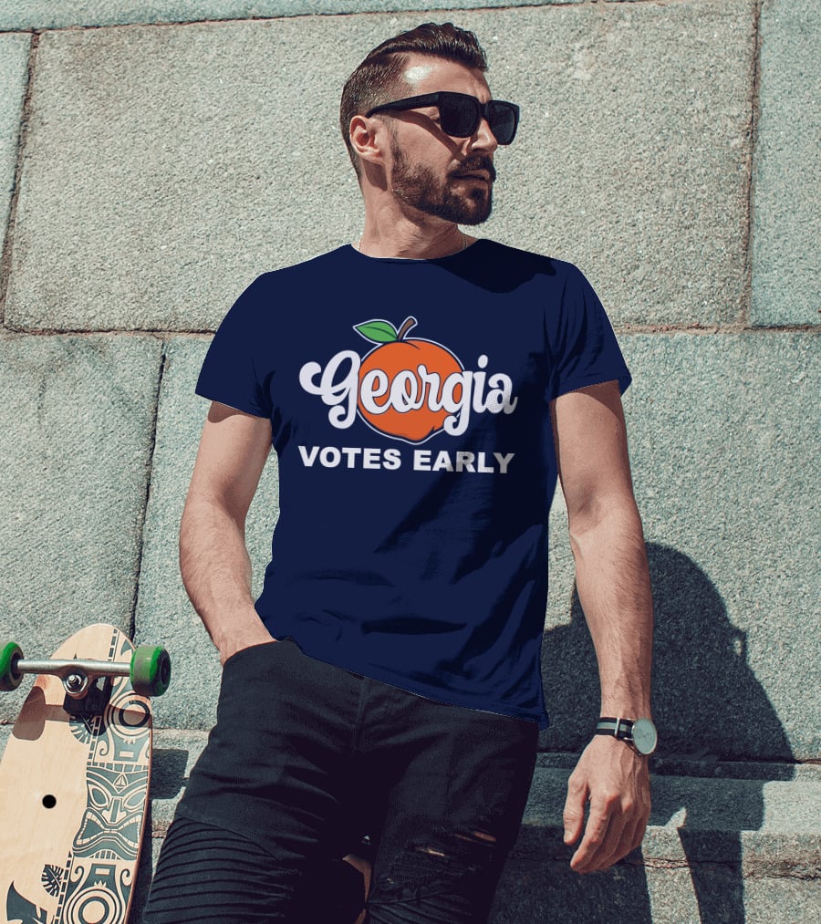 Georgia Votes Early Peach T-Shirt