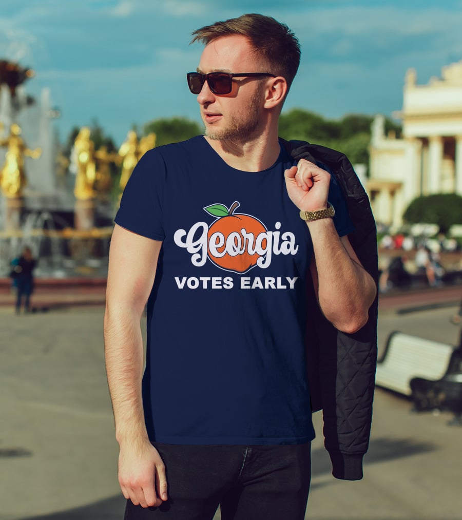 Georgia Votes Early Peach T-Shirt