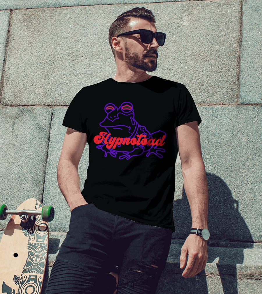 Frogs Hypnotoad Sonny Dykes Neon T-Shirt