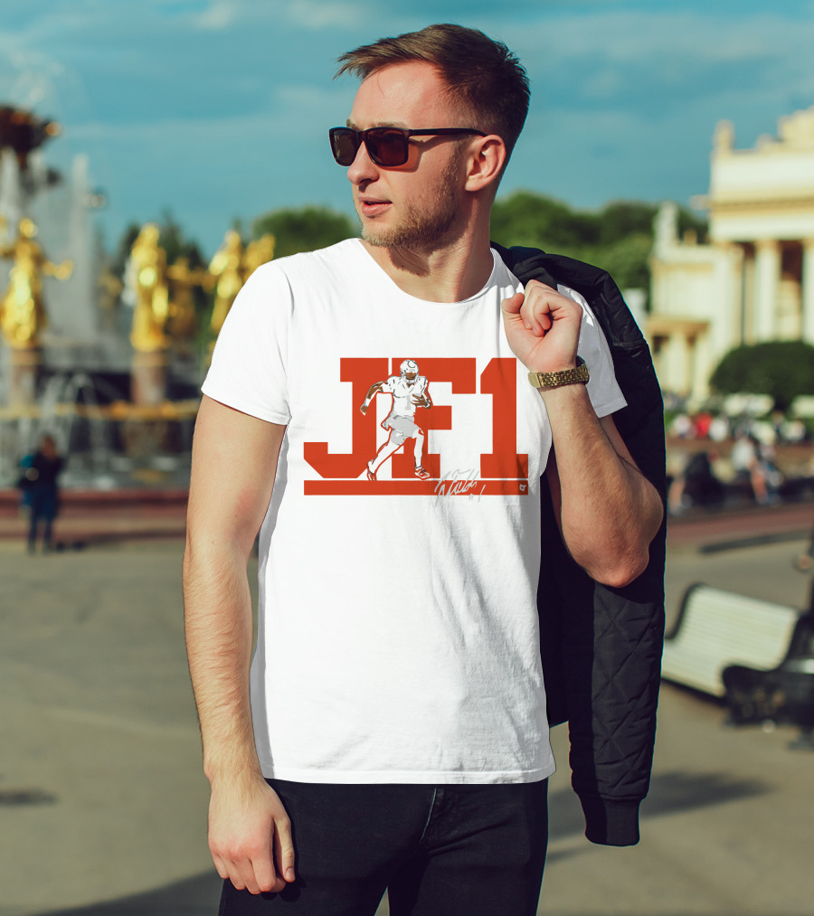 JF1 Justin Fields Football Signature T-Shirt