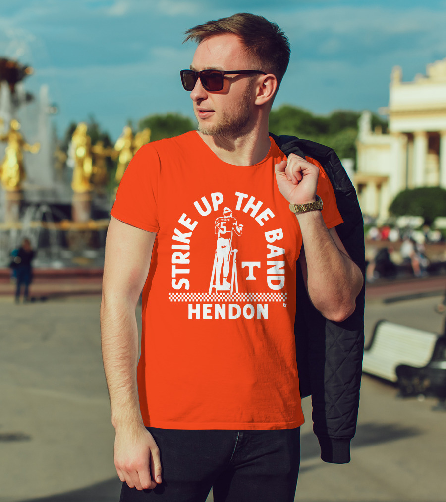 Tennessee Football Strike Up The Band Hendon Hooker T-Shirt