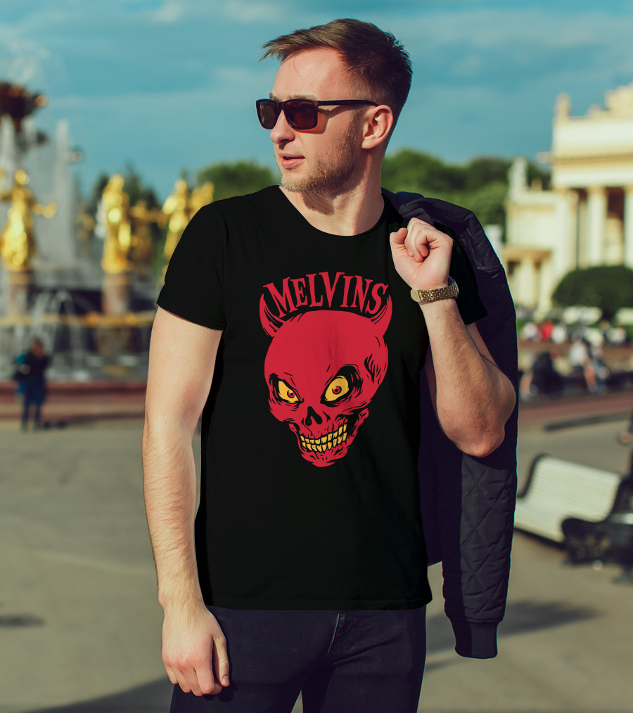 Melvins Red Devil Skull T-Shirt