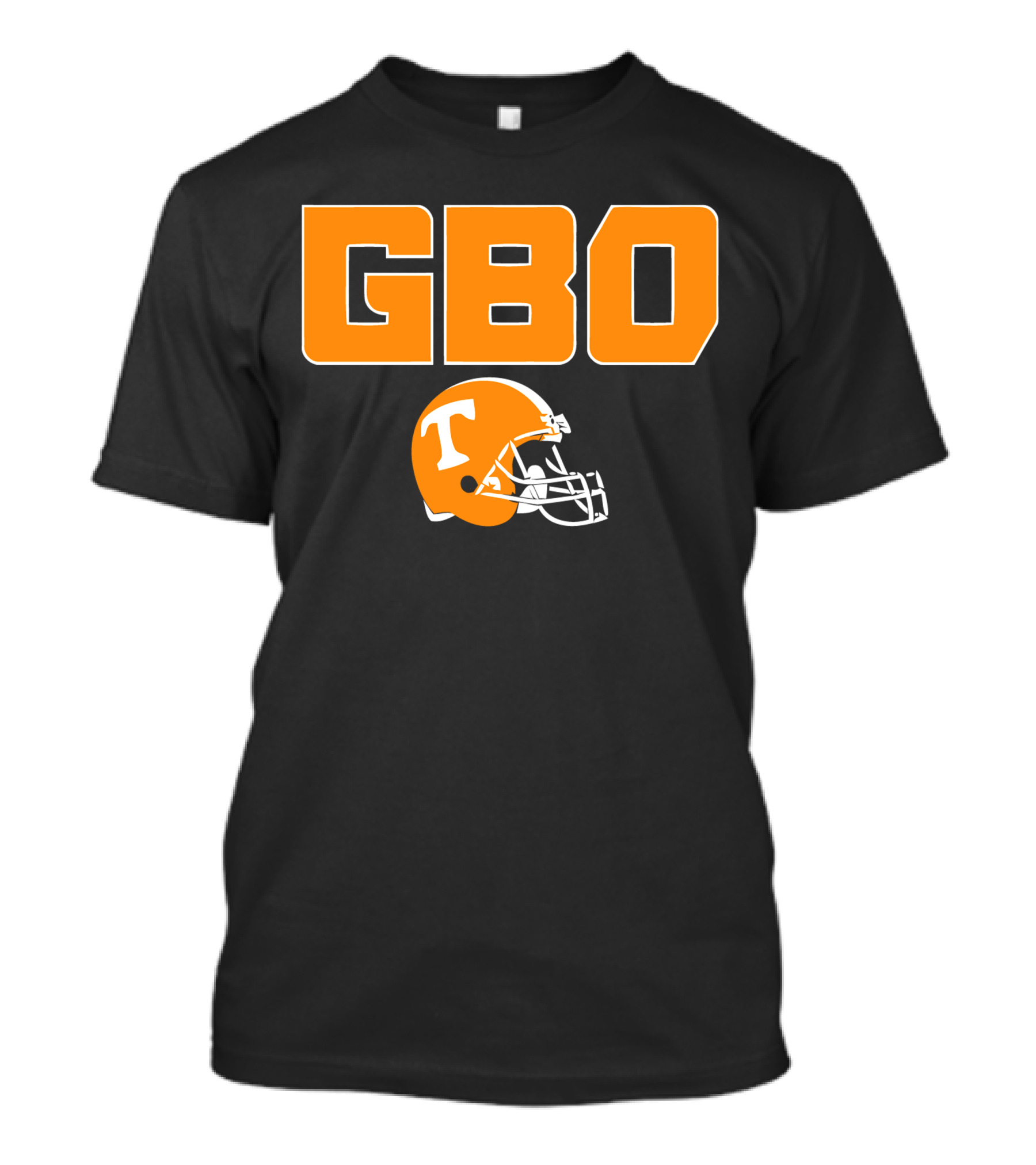 GBO Tennessee Football Go Big Orange T Helmet T-Shirt