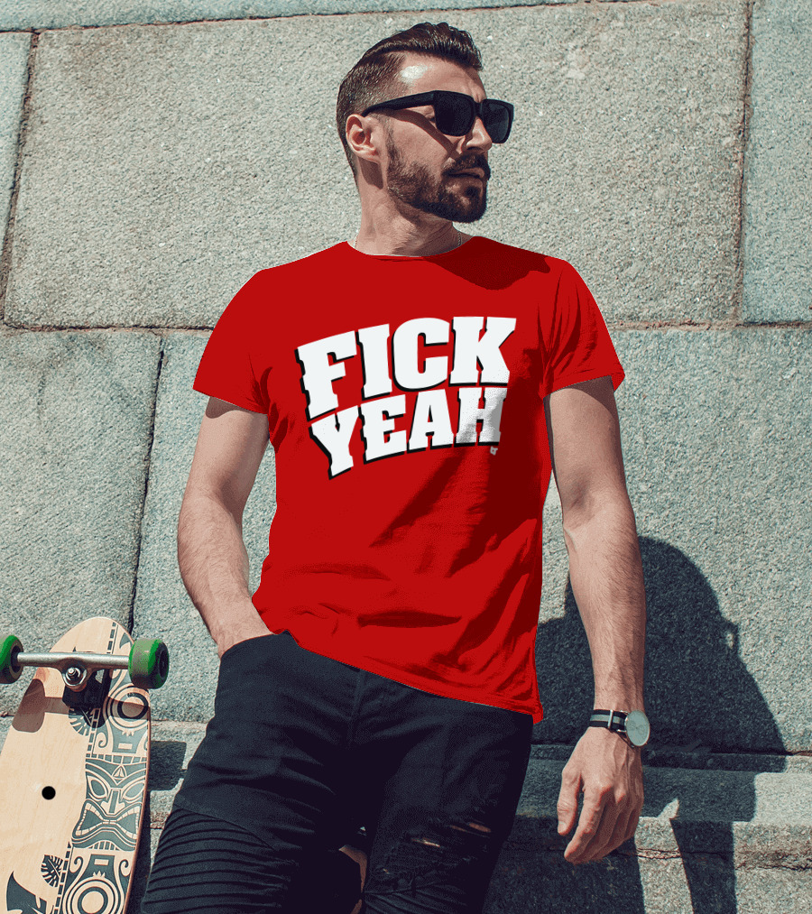 Fick Yeah Bold Red T-Shirt