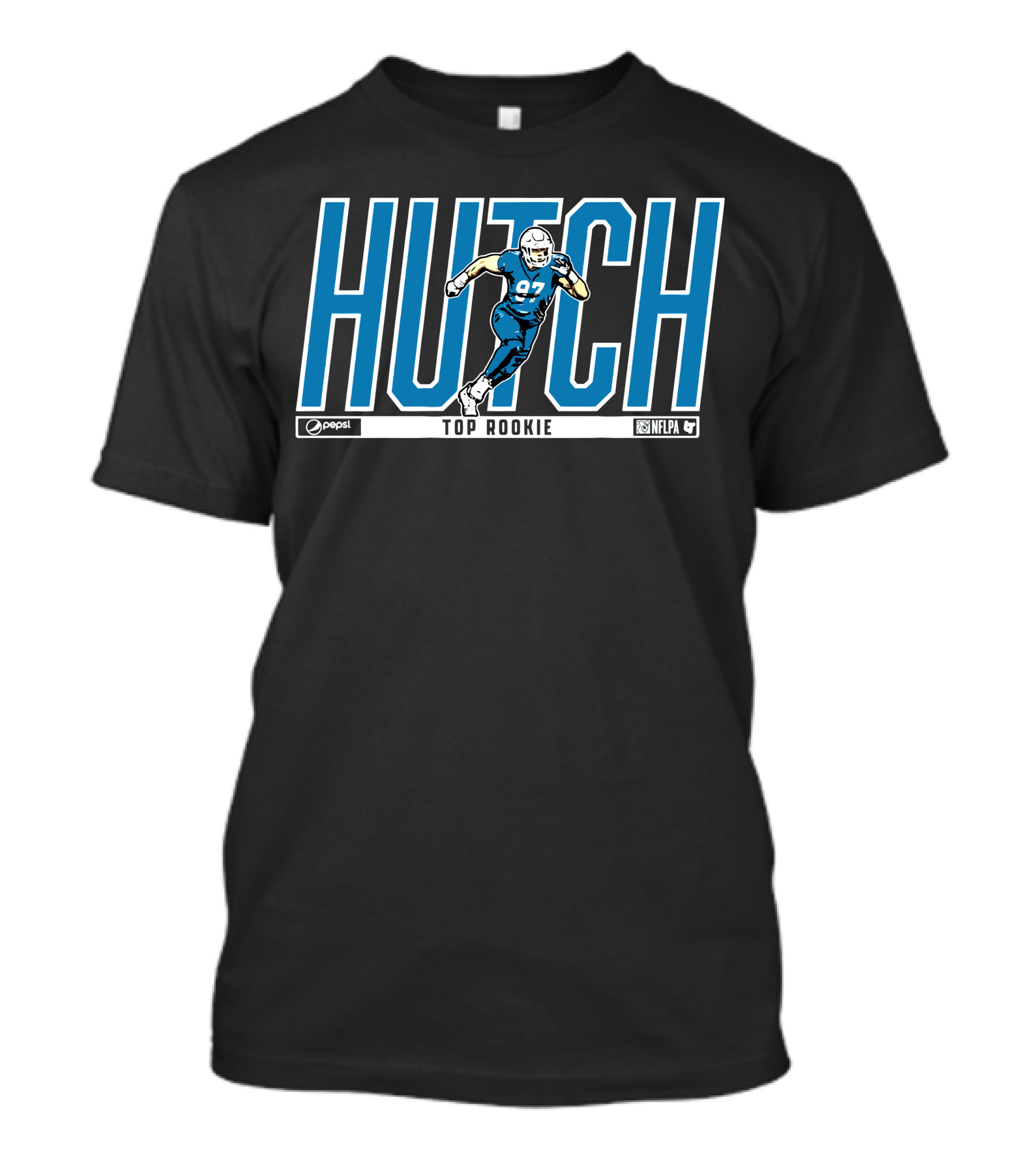Hutchinson 97 Top Rookie Hutch Pepsi NFLPA T-Shirt