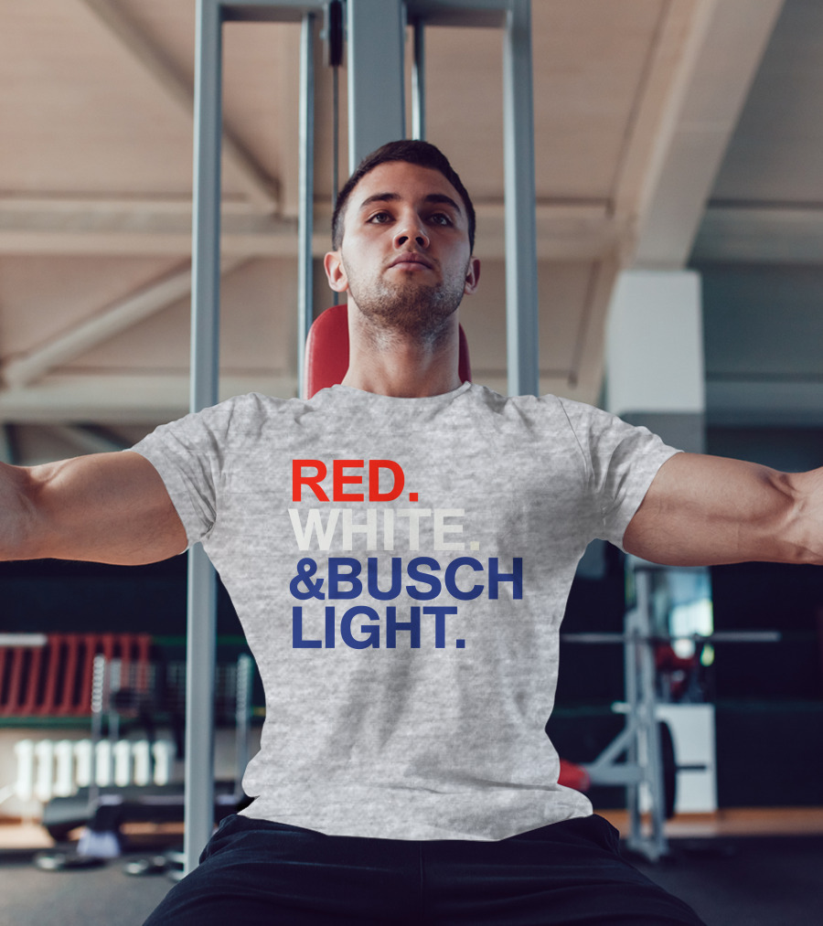 Rodney Davis Red White And Busch Light T-Shirt