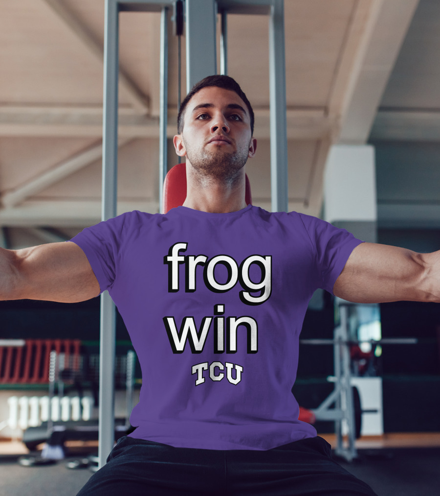 Frog Win TCU Football T-Shirt