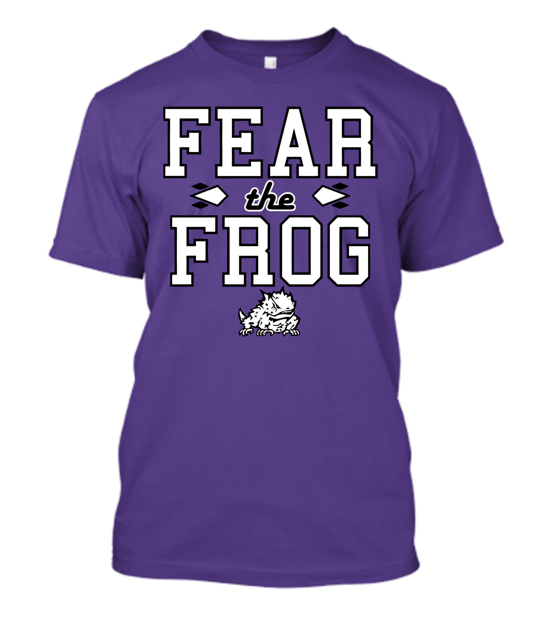 Fear The Frog TCU Football Horned Frog Spirit T-Shirt