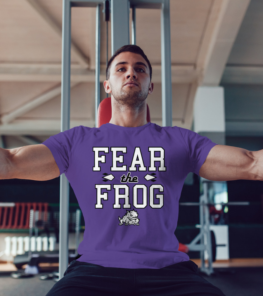 Fear The Frog TCU Football Horned Frog Spirit T-Shirt