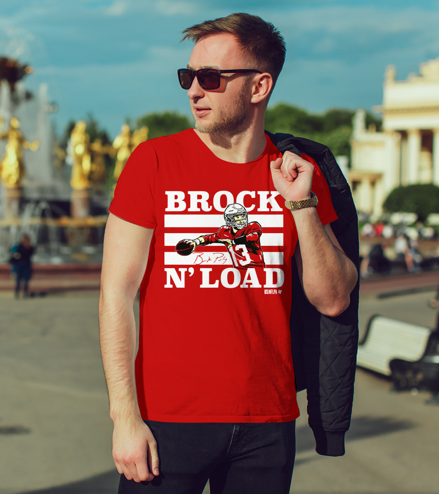 BROCK PURDY BROCK N LOAD NFLPA Football T-Shirt