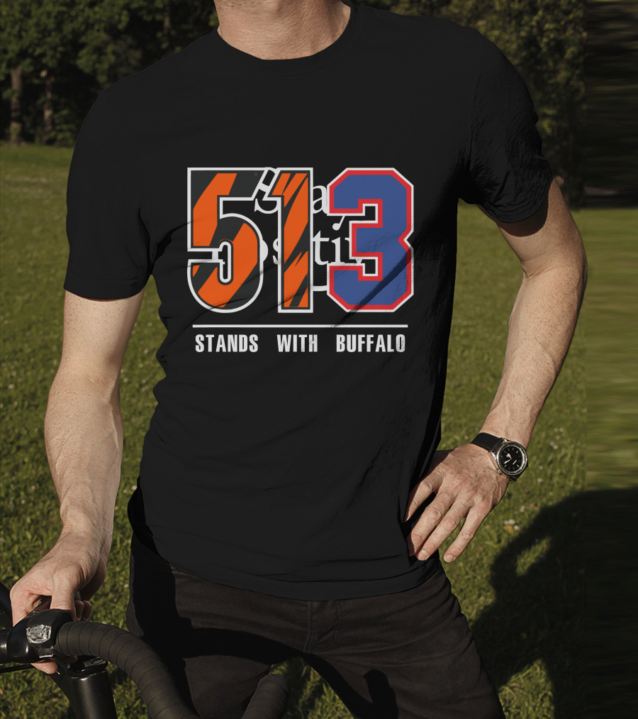 513 Stands With Buffalo Bengals 513 Meaning T-Shirt