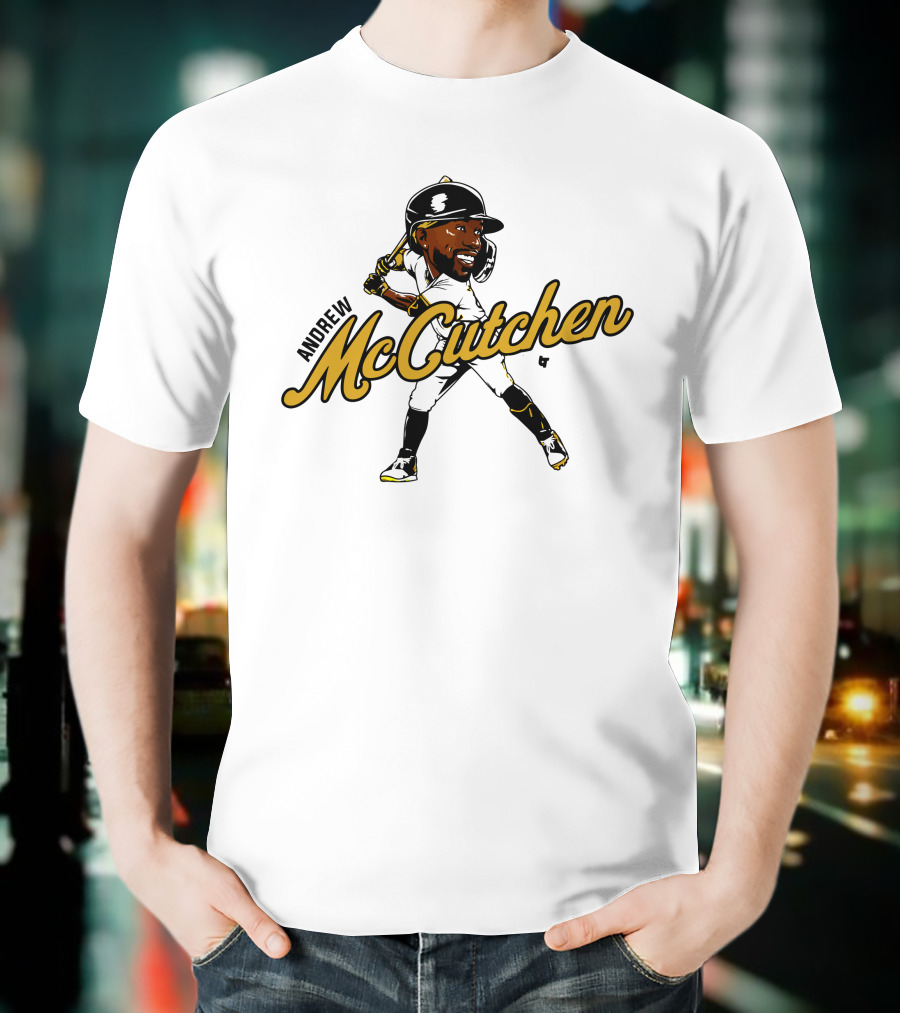 Andrew McCutchen Baseball Caricature T-Shirt