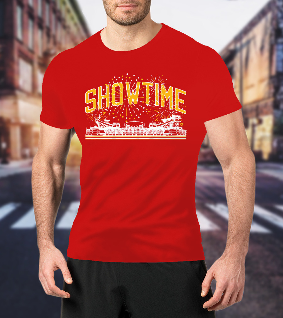 Kansas City Showtime Football Fireworks T-Shirt