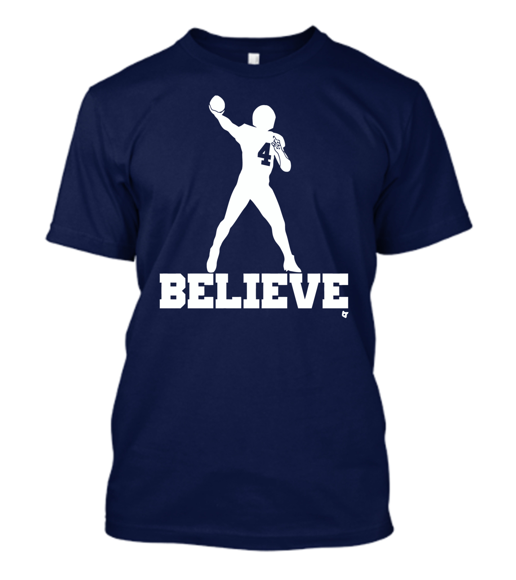 Dak Prescott Number 4 Believe Football T-Shirt