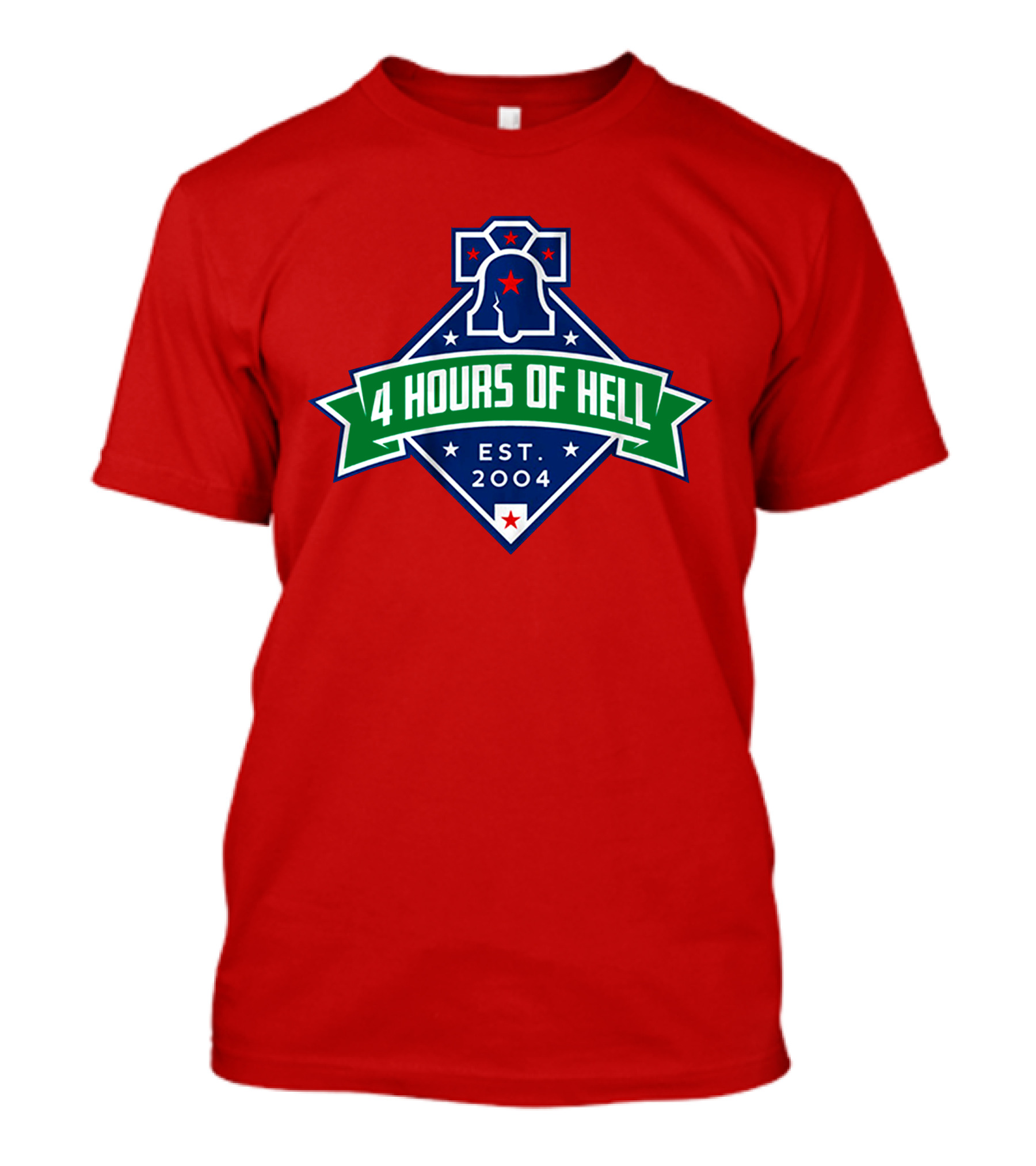 4 Hours Of Hell Philadelphia EST 2004 Liberty Bell T-Shirt