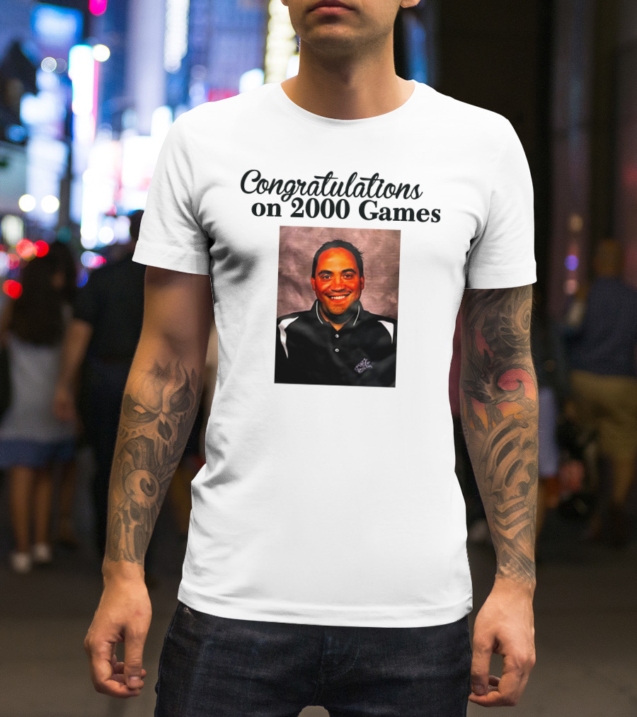 Congratulations On 2000 Games T-Shirt