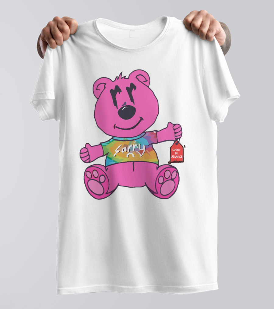 Sorry In Advance Rainbow Bear T-Shirt