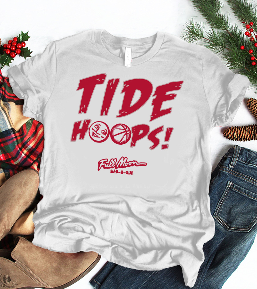 Tide Hoops Full Moon Bar-B-Que Basketball Event T-Shirt