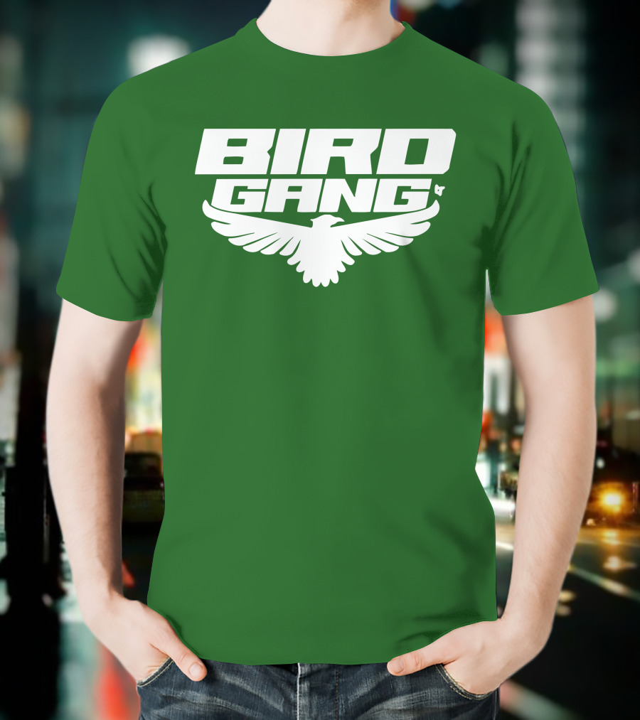 Bird Gang Eagles Wing Emblem T-Shirt