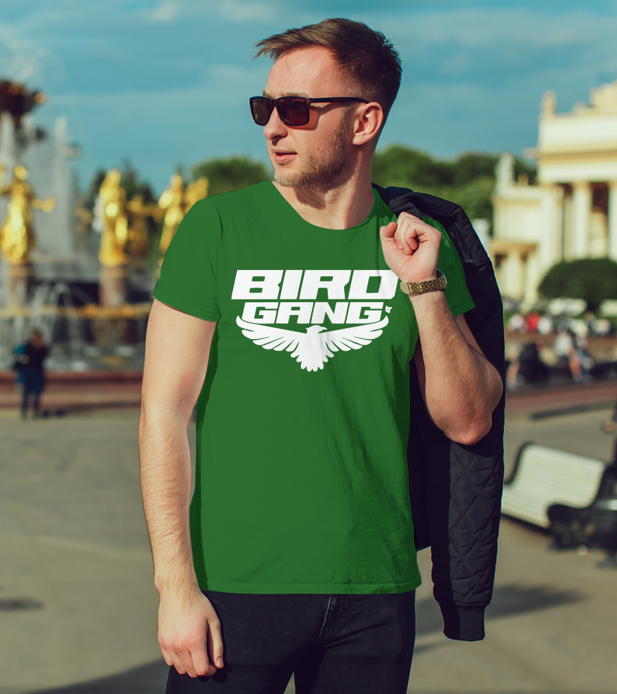 Bird Gang Eagles Wing Emblem T-Shirt