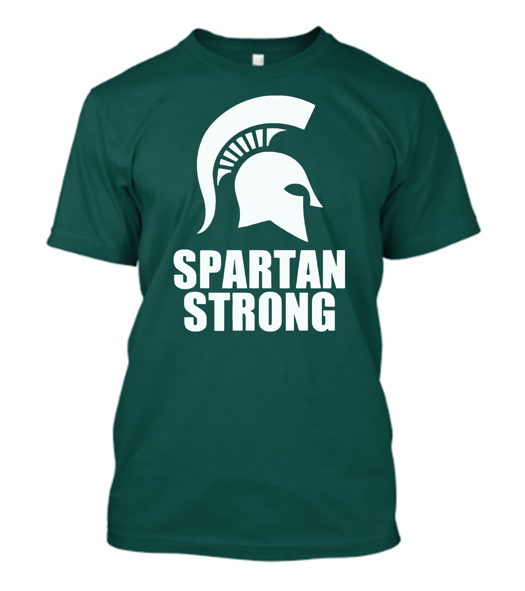 Spartan Strong MSU Helmet T-Shirt