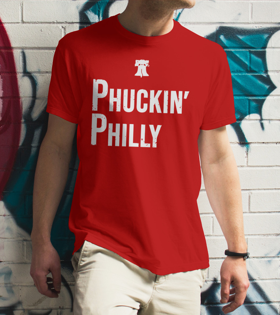 Phuckin Philly Liberty Bell Red T-Shirt